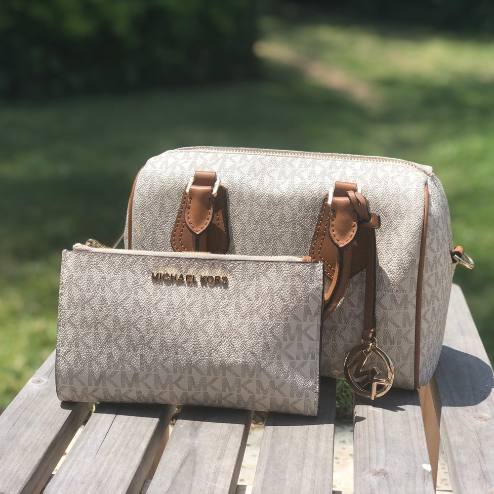 Michael Kors Small White Logo